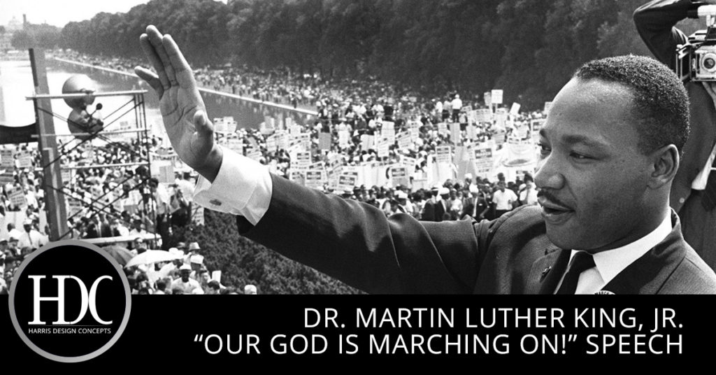 Harris Design Concepts Dr. Martin Luther King speech, Selma, MLK Day